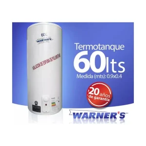 Calefon Termotanque WARNER'S  60Lts Cobre