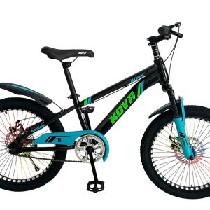 Bicicleta rodado 20 Kova Alpes 2.0 Negra/verde