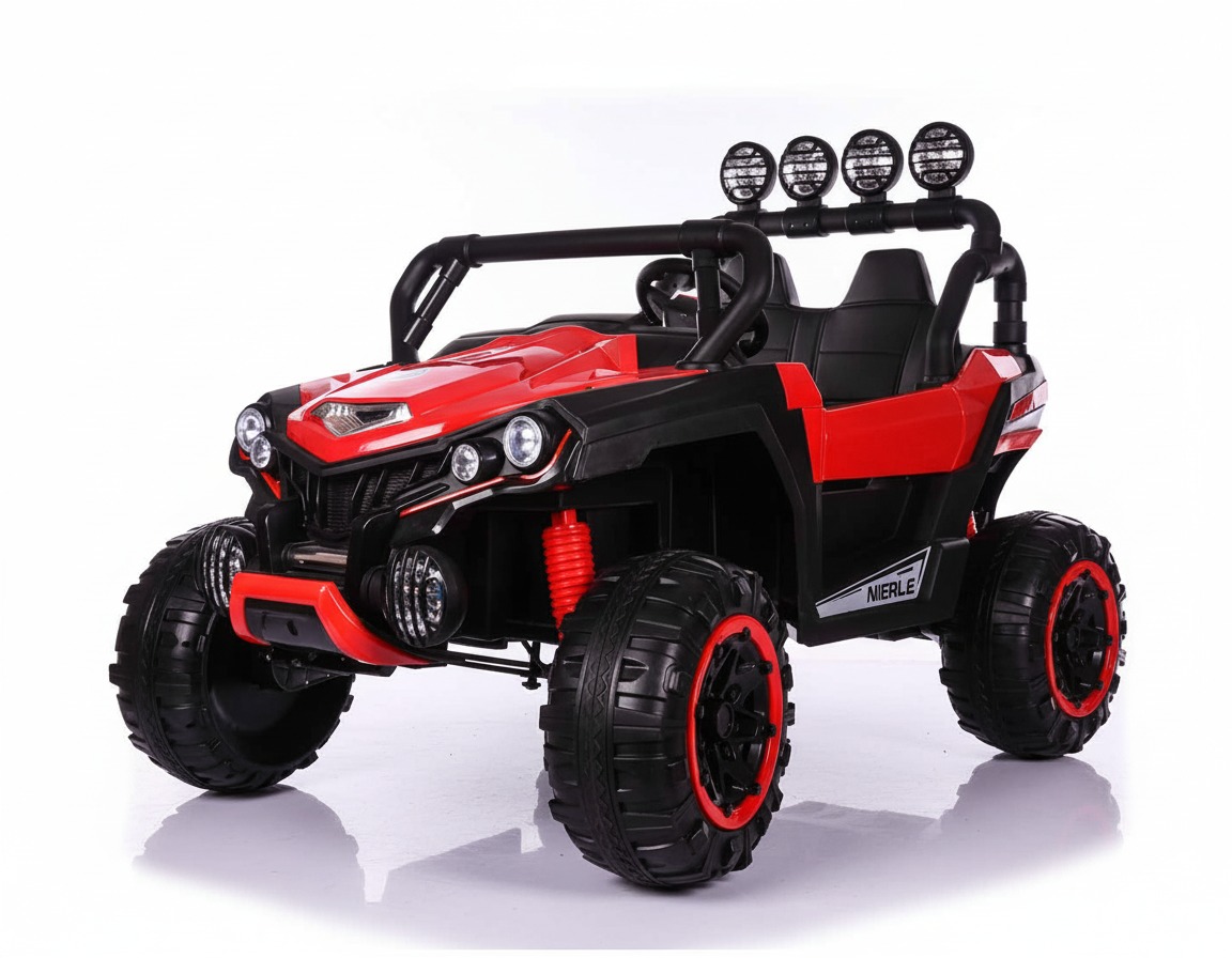 Auto Jeep Cuatriciclo arenero 4x4 12V - Imagen 4