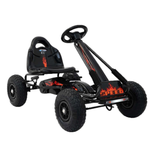 Kart a pedal Kissme 815 Ruedas de goma Azul,Rojo,Negro